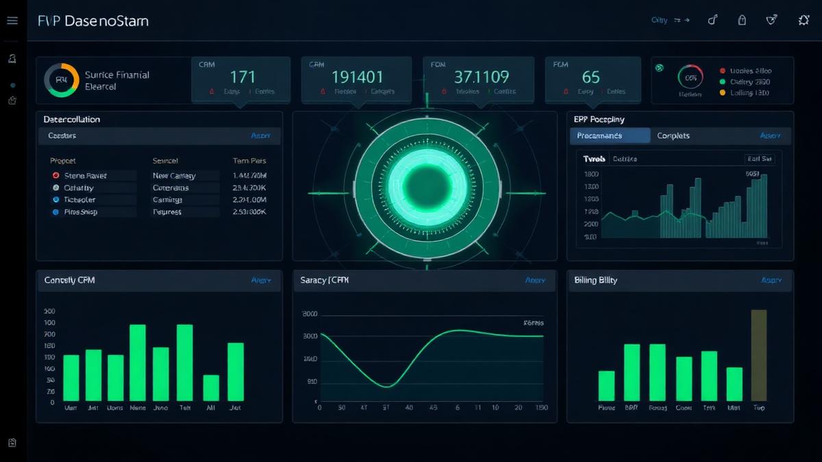 RevVigil reconciliation dashboard showing CRM, ERP, and Billing system data alignment